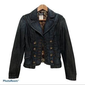 DOLCE GABBANA It Tierra Spa denim jacket blue Xs